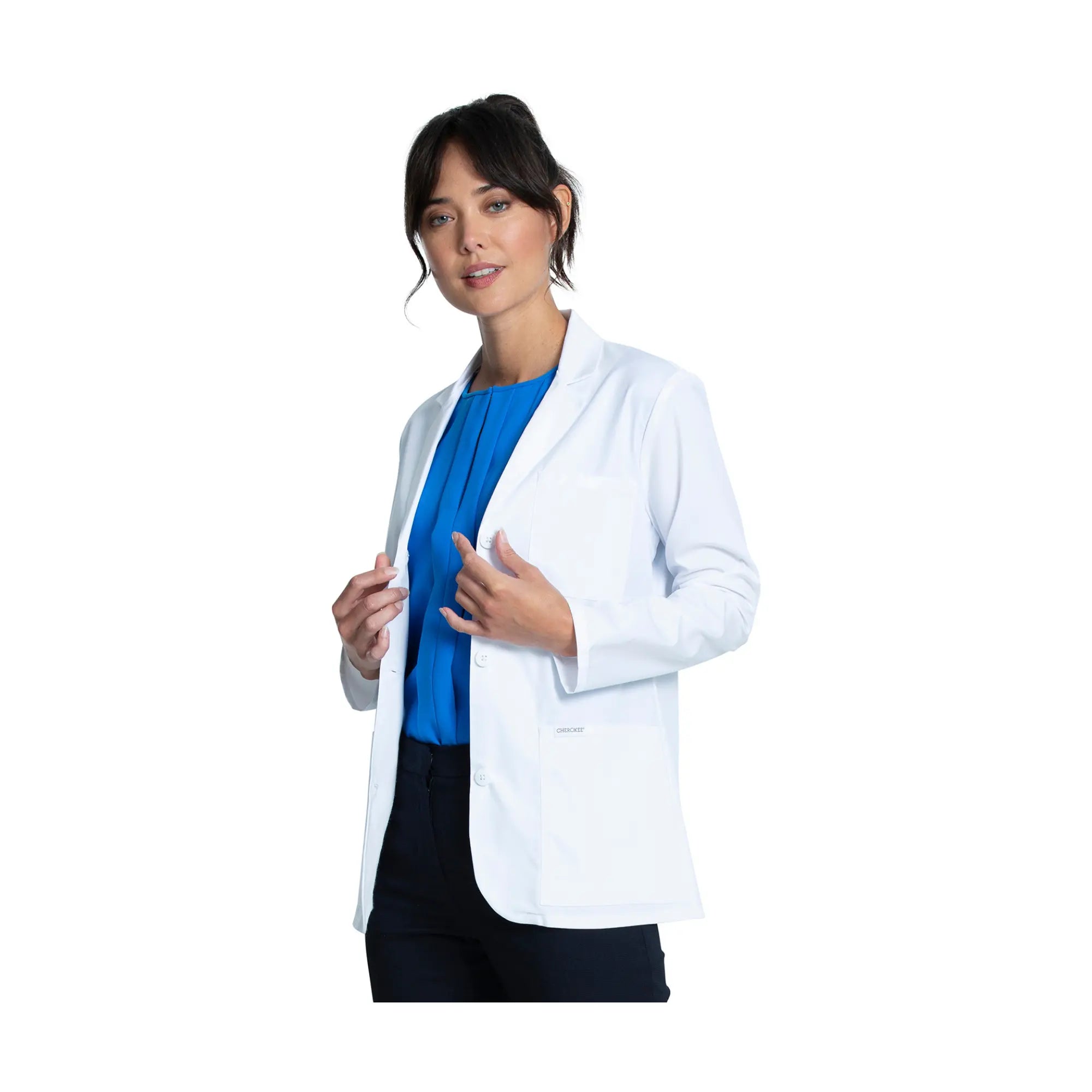 Toulon - Blouse blanche médicale - 71cm - Femme - Cherokee Cherokee Medical Uniforms 