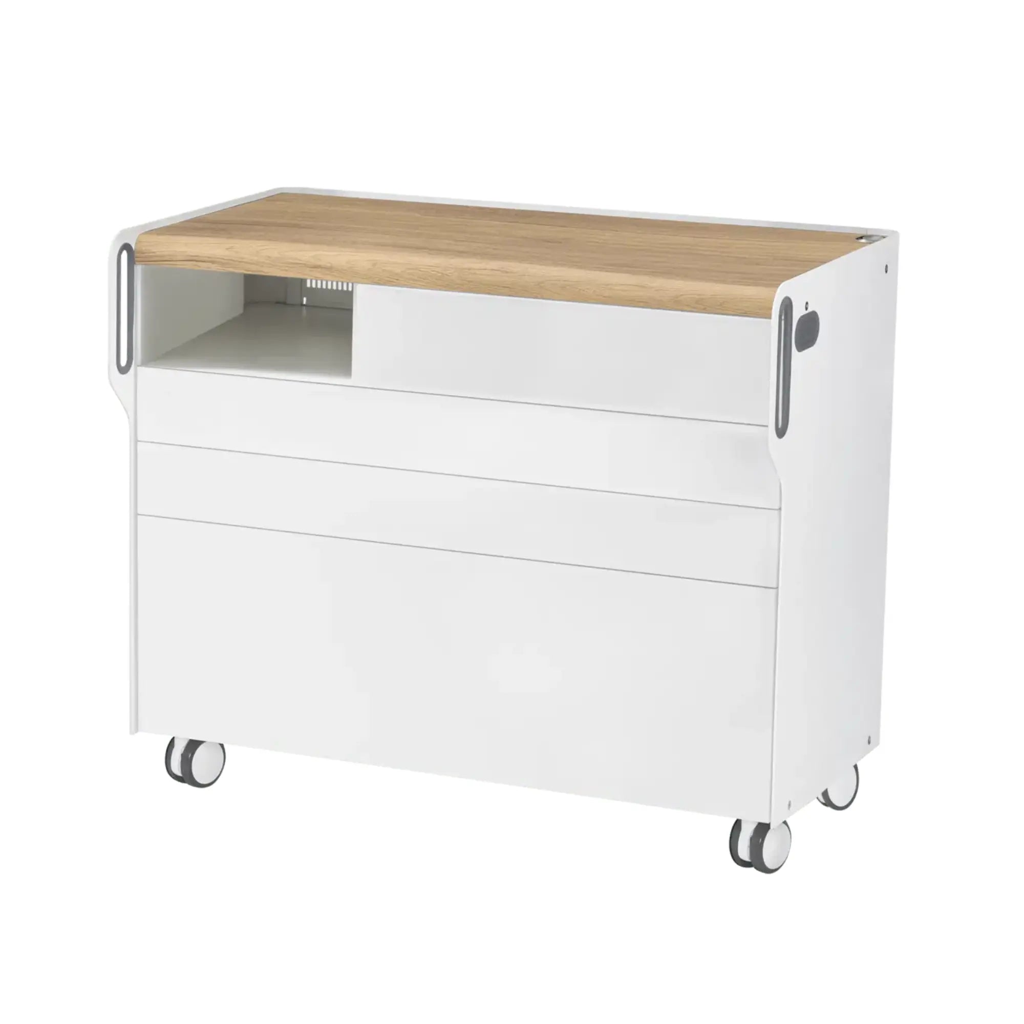 Unité de Podologie "Room Move" - Taille L - Ruck Ruck  Chêne-3-compartiment-micromoteur-à-gauche-Cercle-X