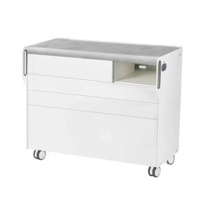 Unité de Podologie "Room Move" - Taille L - Ruck Ruck  Béton-3-compartiment-micromoteur-à-droite-Non