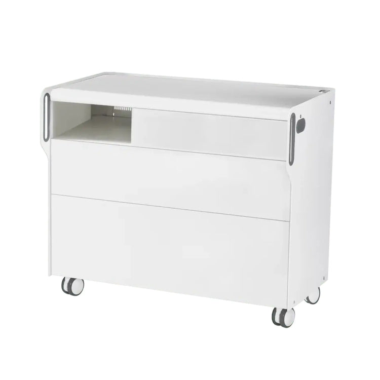 Unité de Podologie "Room Move" - Taille L - Ruck Ruck  Blanc-2-compartiment-micromoteur-à-gauche-Cercle-X