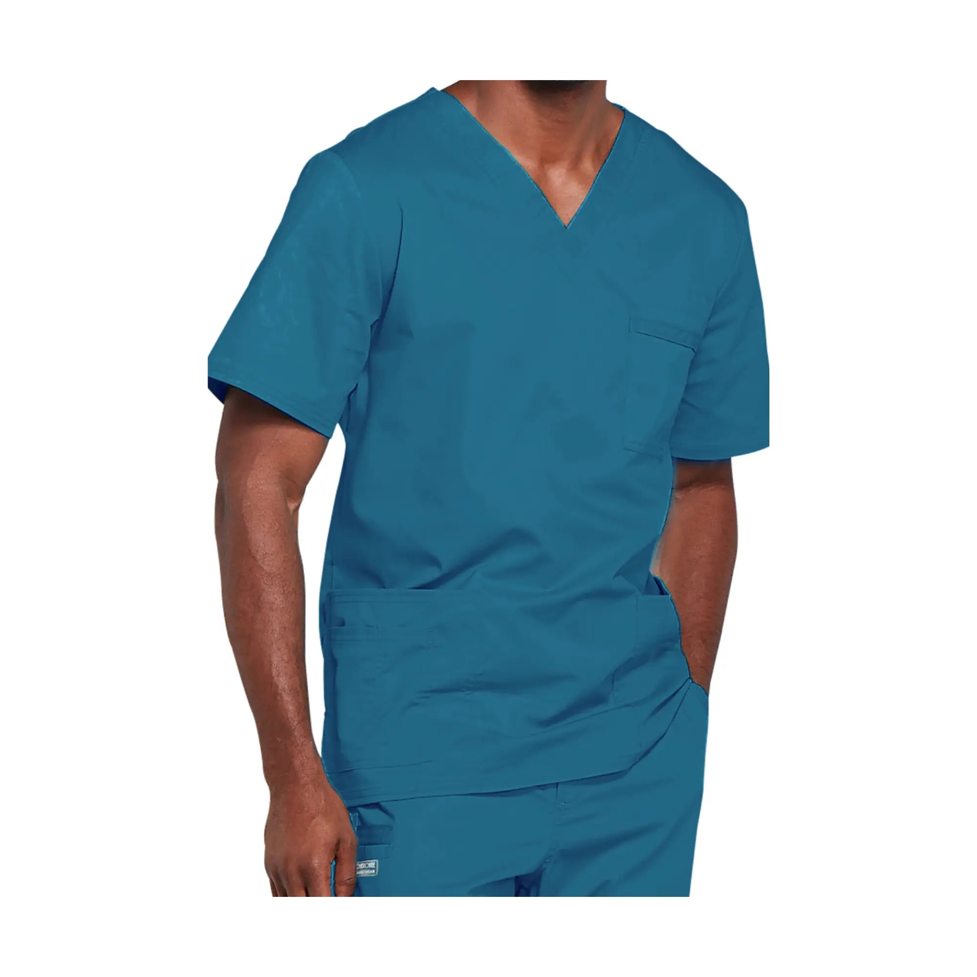 Versailles - Tunique unisexe col V - Unisexe - Cherokee Cherokee Authentic Workwear  Bleu-CaraÏbes-3XL