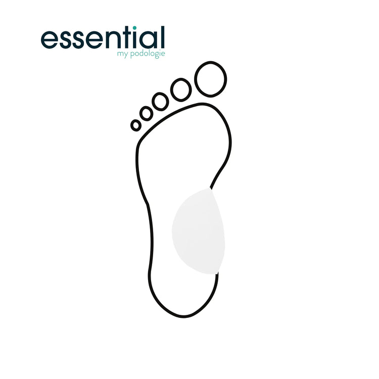 Voûte interne concave en éponge - Shore 35-40 - Blanche