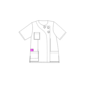Zoé - Tunic - Short Sleeves - Women - 75 cm My Blouse 